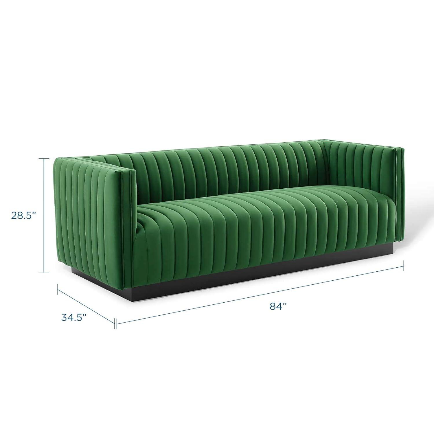 Fabric 84'' Reception Sofa