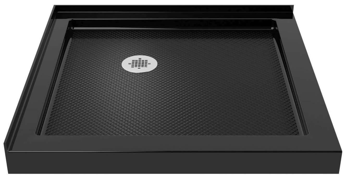 Flex 32" x 74.75" Square Pivot Shower Enclosure with Base Included