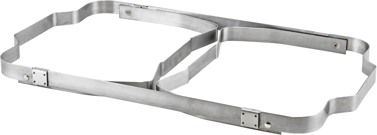 Full-Size Silver Stainless Steel Catering Chafer with Plastic Handle