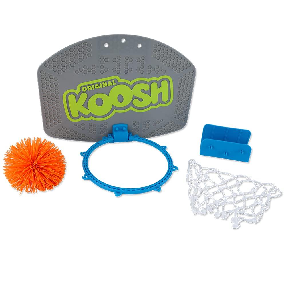 Koosh Hoops Foldable Unisex Kid Ages 6+ Electronic Basketball, Silicone Multi Color 2.75"D x 12.5"W x 11.75"H