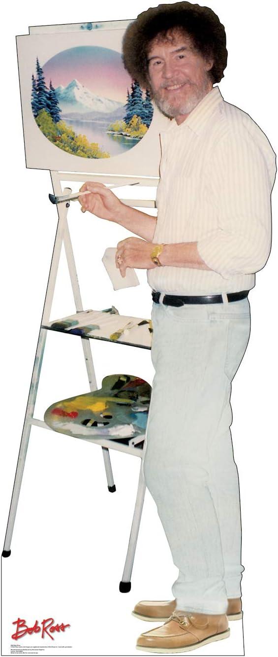 Advanced Graphics 2456T 74 x 31 in. Bob Ross Talking Cardboard Standup