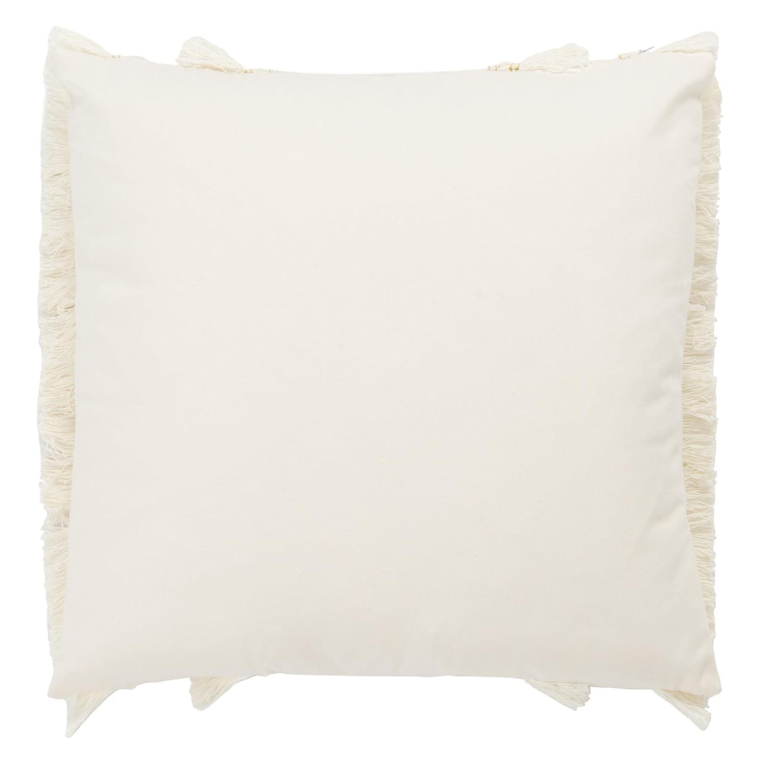 Hooda Fringed Cotton Throw Pillow