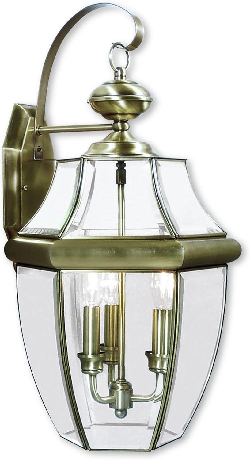 Livex Lighting Monterey 3 - Light Wall Light in  Antique Brass