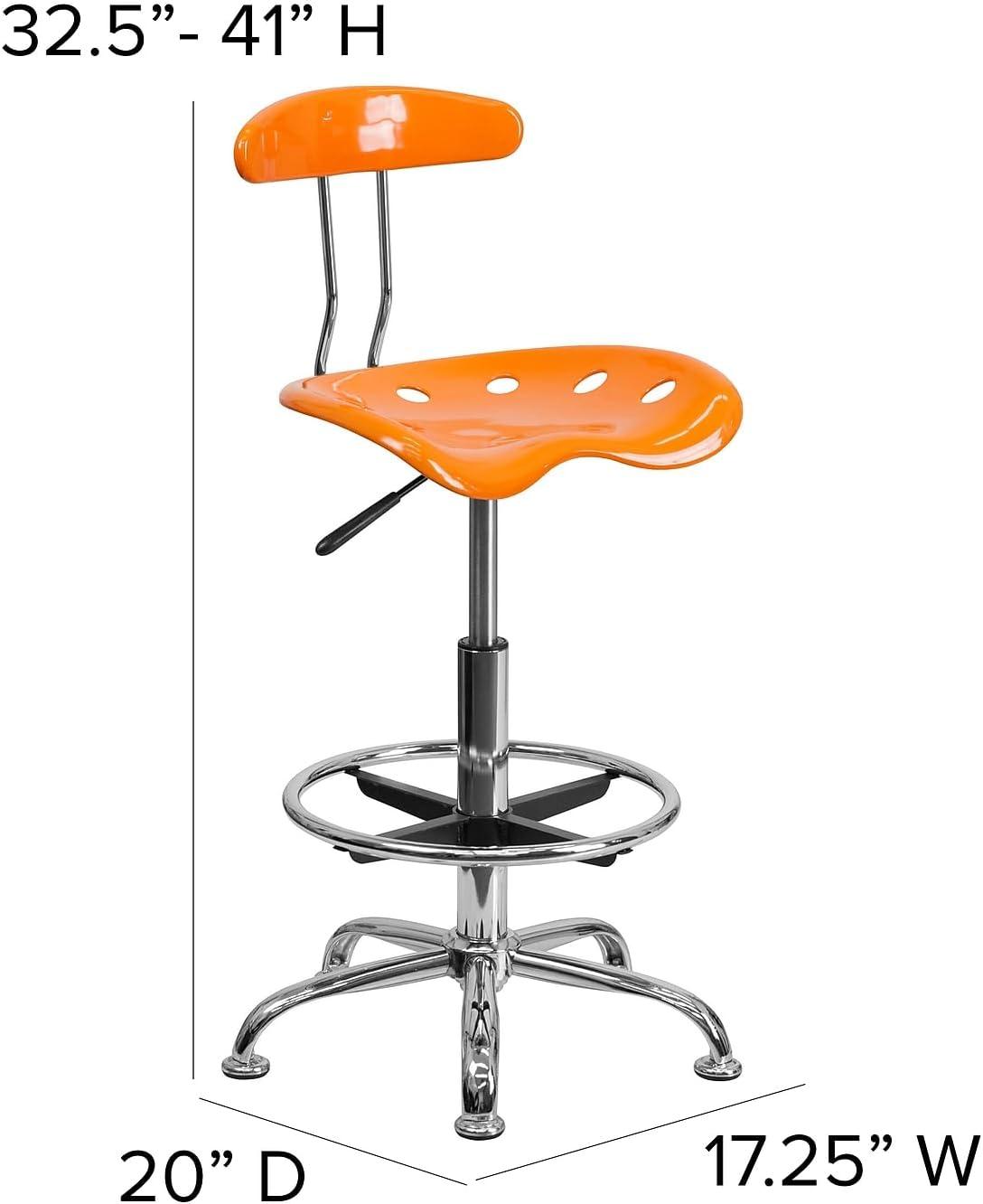 Monroe Adjustable Height Swivel Bar Stool