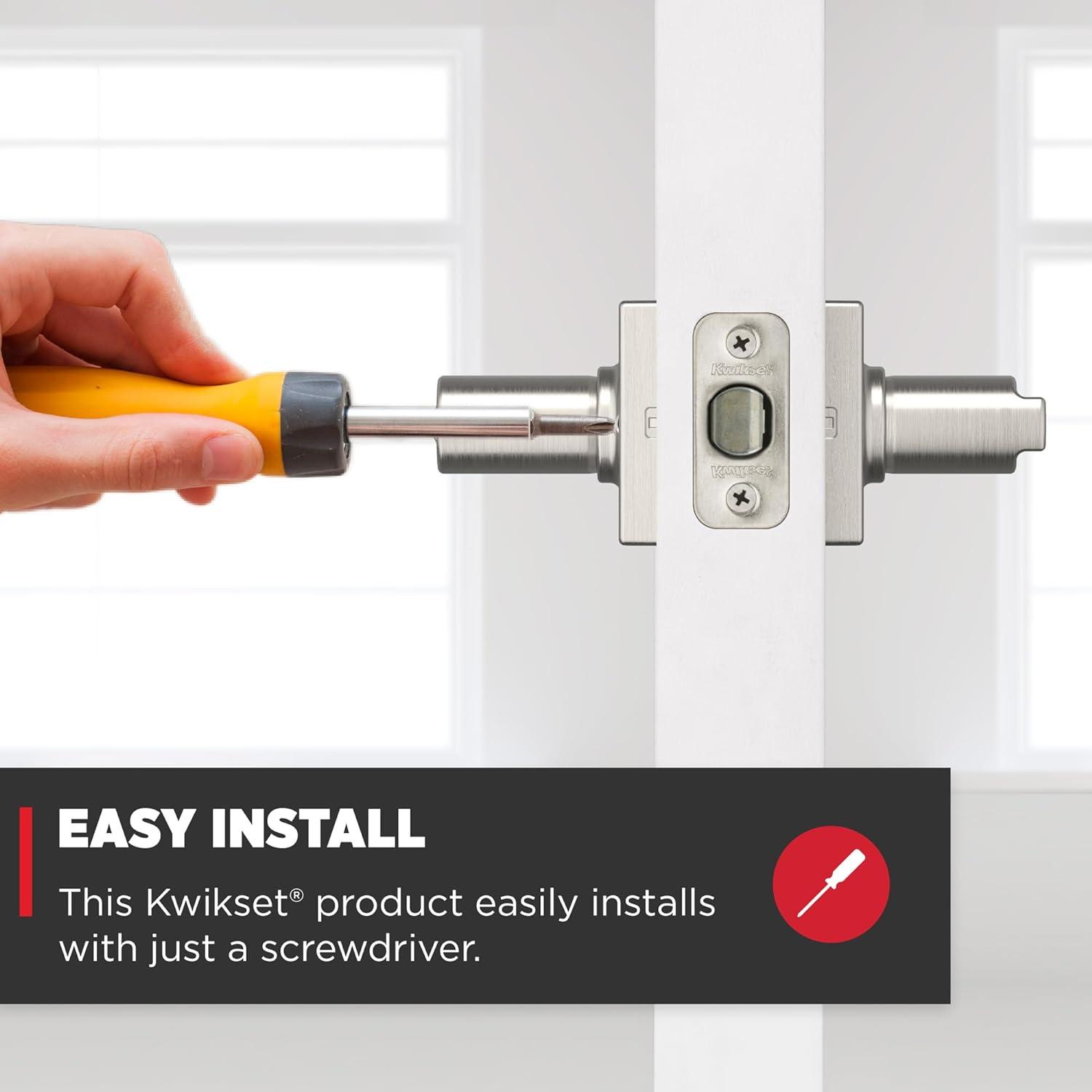 Casey Privacy Lever with Square Rose