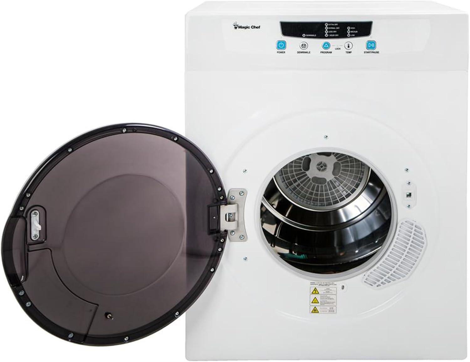 Magic Chef 3.5 Cu. ft. Compact Electric Dryer, White