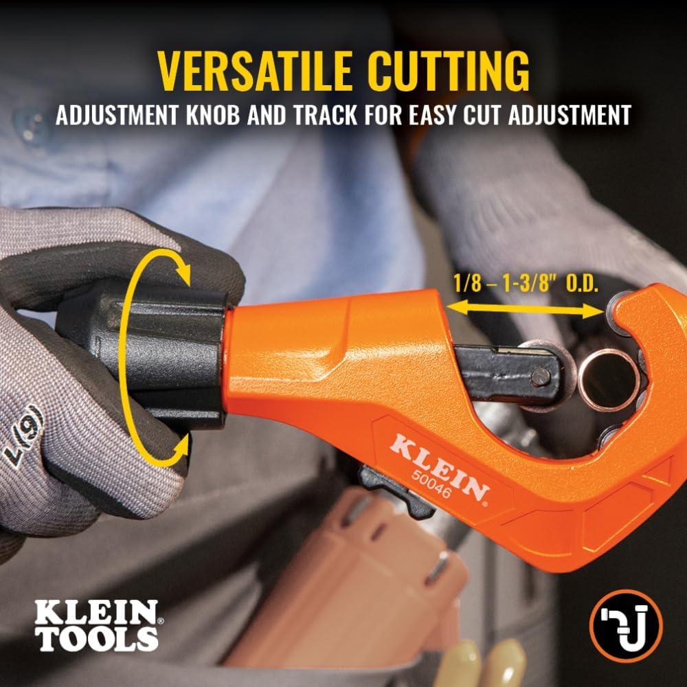 6.4" Orange and Black High Carbon Steel Tubing Cutter