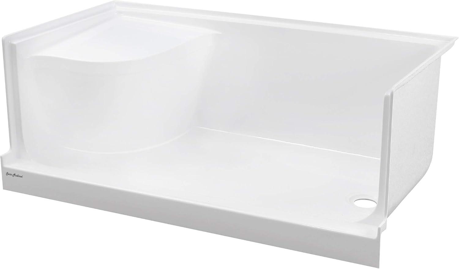 Aquatique 60" x 32" Single Threshold Shower Base