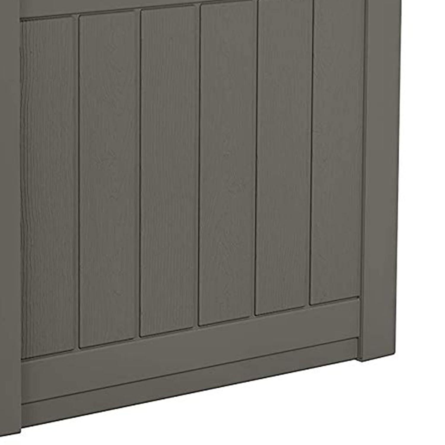 Suncast 22'' W 22 Gallons Water Resistant Resin Deck Box in Gray