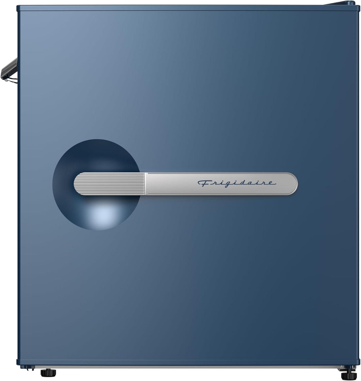 Frigidaire, 1.6 Cu. Ft. Retro Series Compact Refrigerator, Built-In Side Bottle Opener, Blue