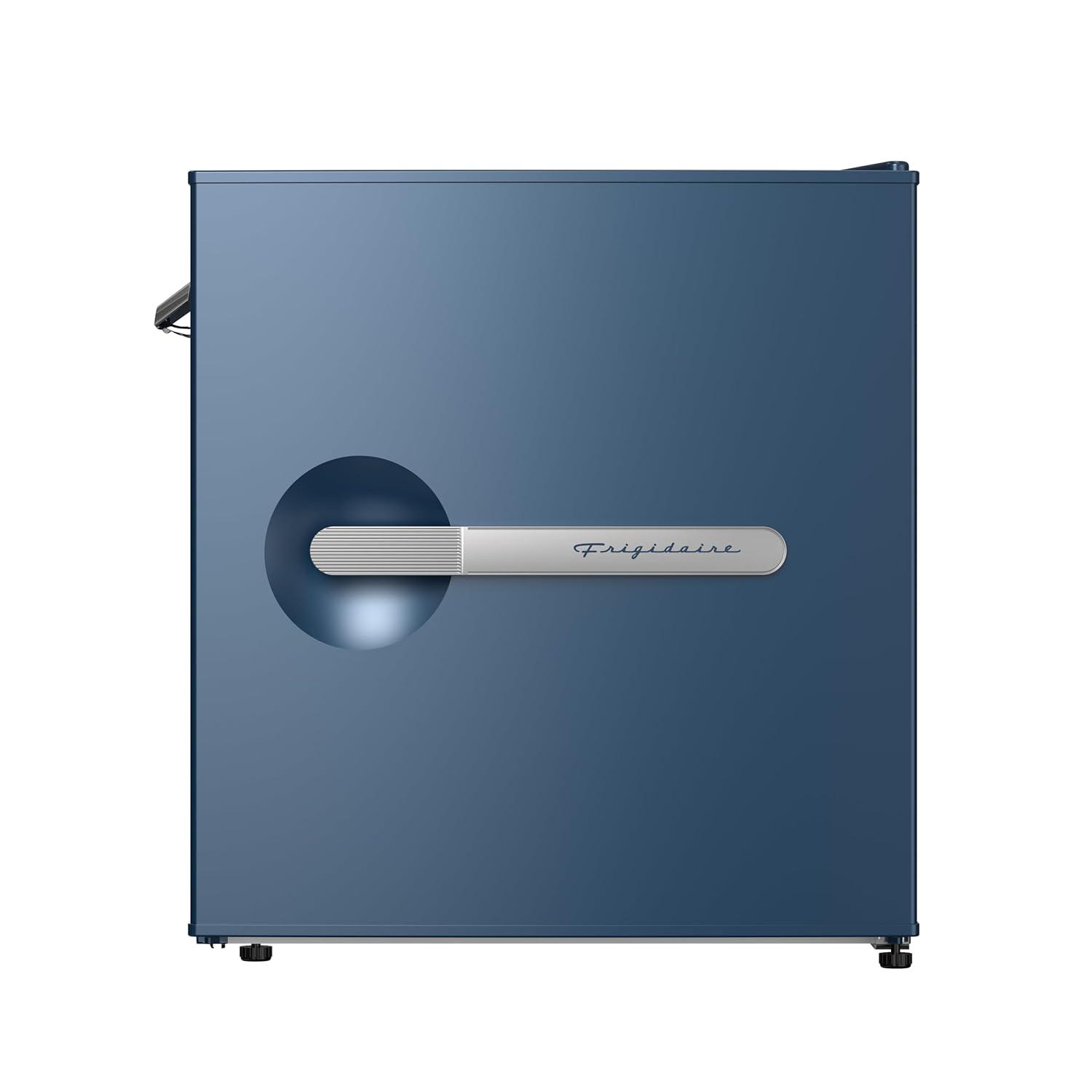 Frigidaire, 1.6 Cu. Ft. Retro Series Compact Refrigerator, Built-In Side Bottle Opener, Blue