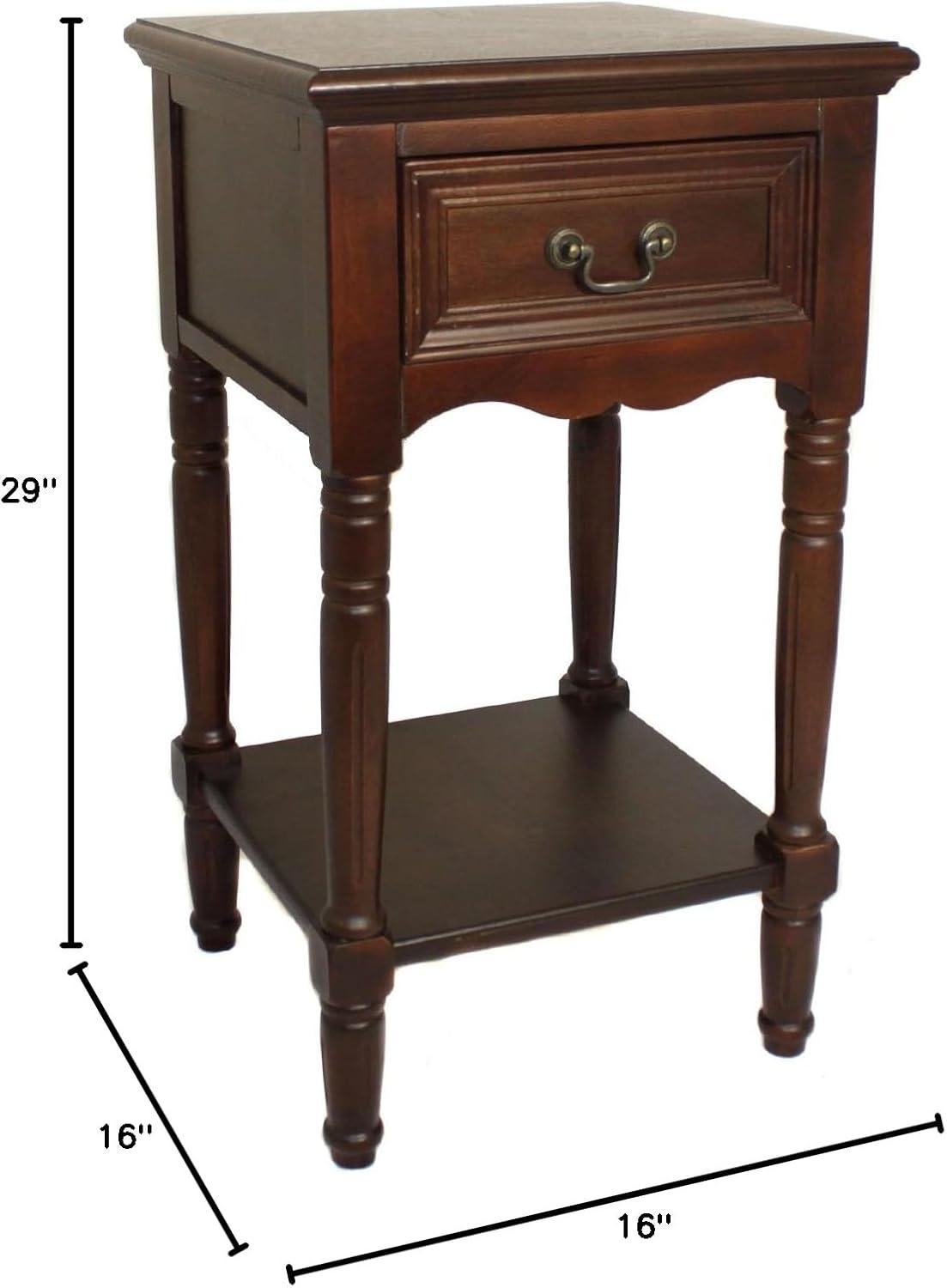 Ophelia & Co. Liscomb 15.5'' W Solid Wood Nightstand