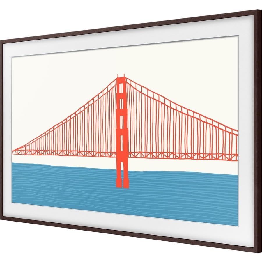 Samsung 43" The Frame Customizable Bezel - Modern Brown: Home Theater Accessory