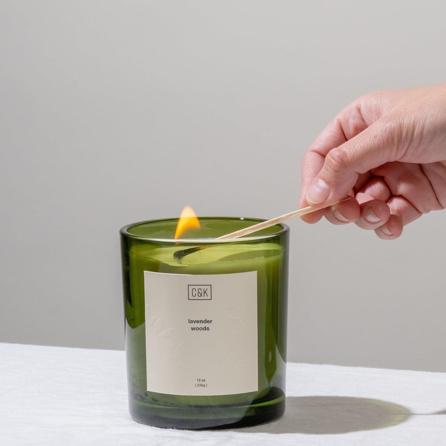 Craft & Kin Premium Soy Candle Lavender Woods