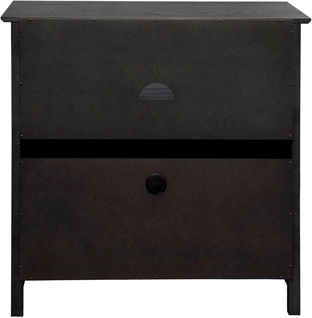 Convenience Concepts Big Sur Highboy TV Stand with Storage Cabinets for TVs up to 40 Inches, Weathered Gray