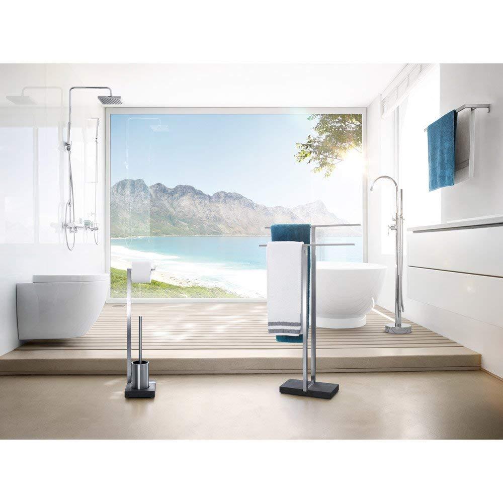 Blomus MENOTO Free Standing Toilet Brush and Paper Holder Set