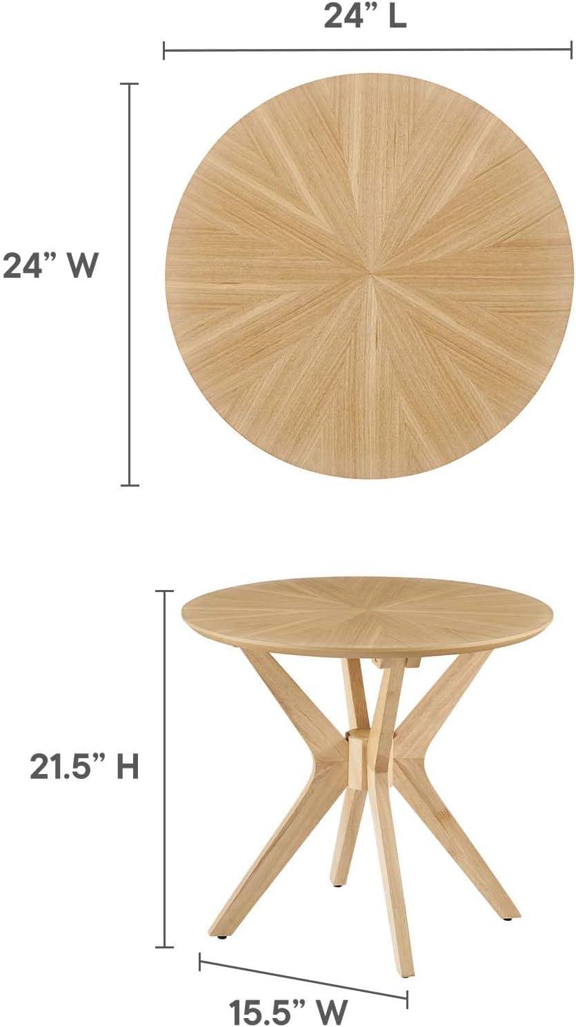 Modway Crossroads Pedestal End Table