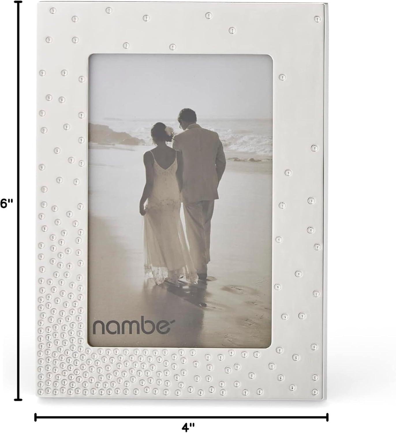 Nambe Dazzle Silver Plate 4" x 6" Picture Frame