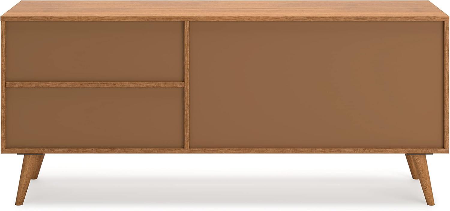 Signature Design by Ashley Contemporary Thadamere TV Stand  Brown