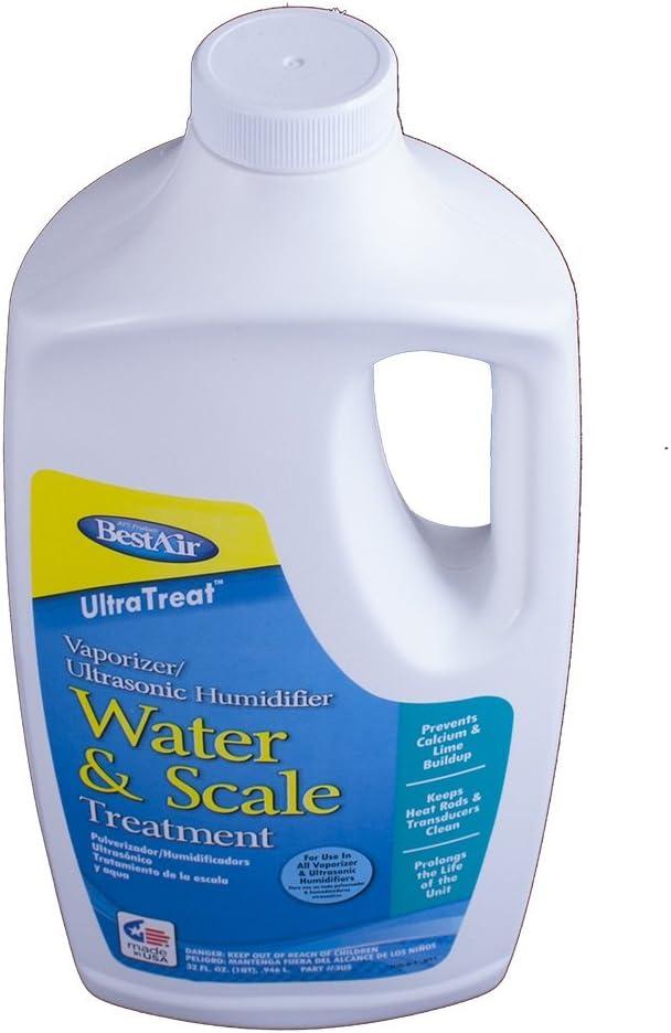 BestAir® 3US Ultra-Treat Ultrasonic/Vaporizer Water Treatment for Humidifiers, 32oz, White