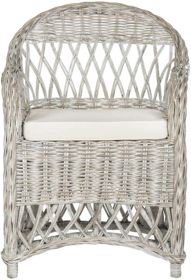 SAFAVIEH Inez Classic Wicker Club Chair, Natural