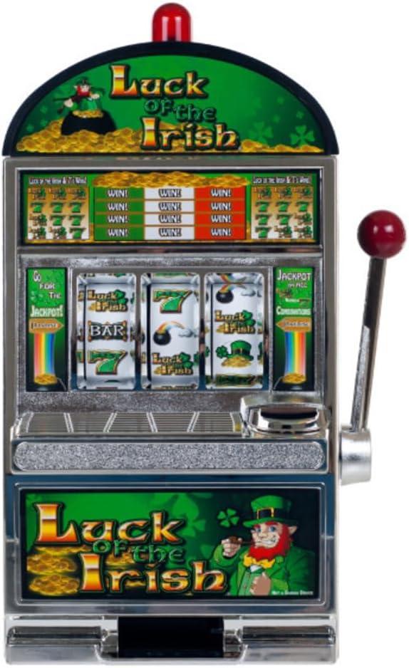 Luck of the Irish 15" Slot Machine Bank with Flashing Lights