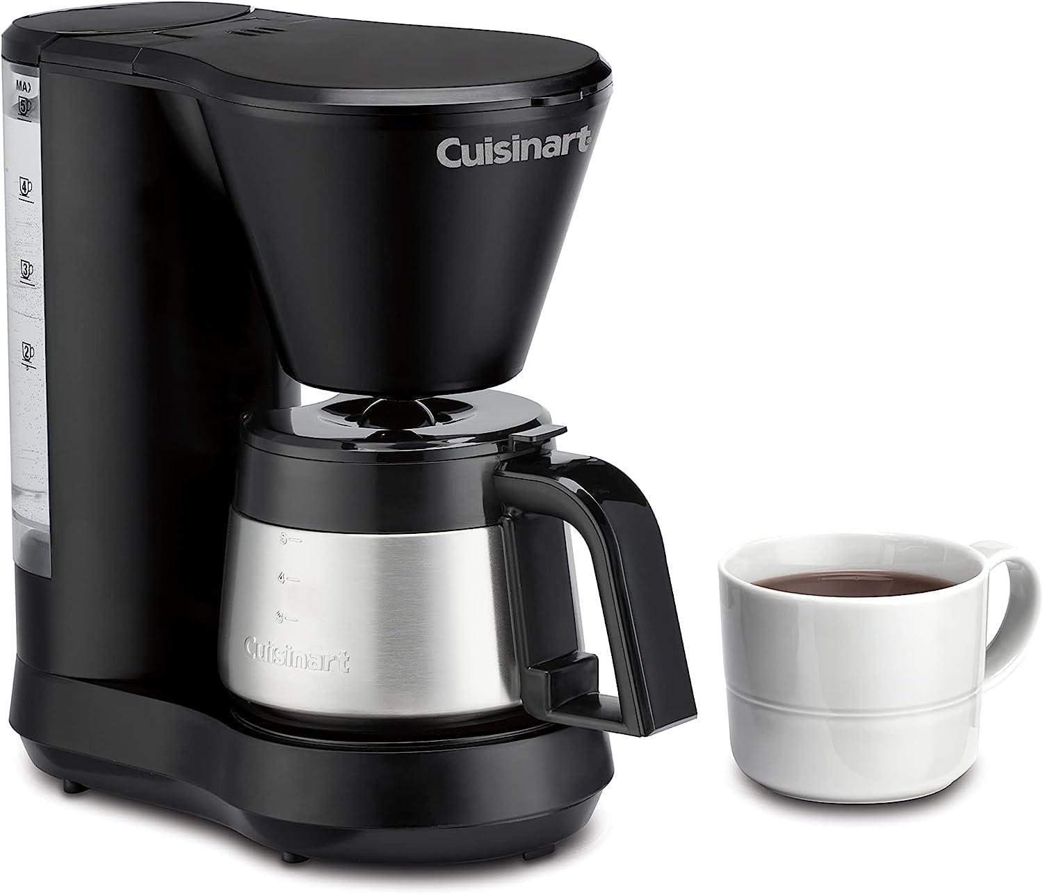 Cuisinart 5-Cup Coffeemaker With Stainless Steel Carafe