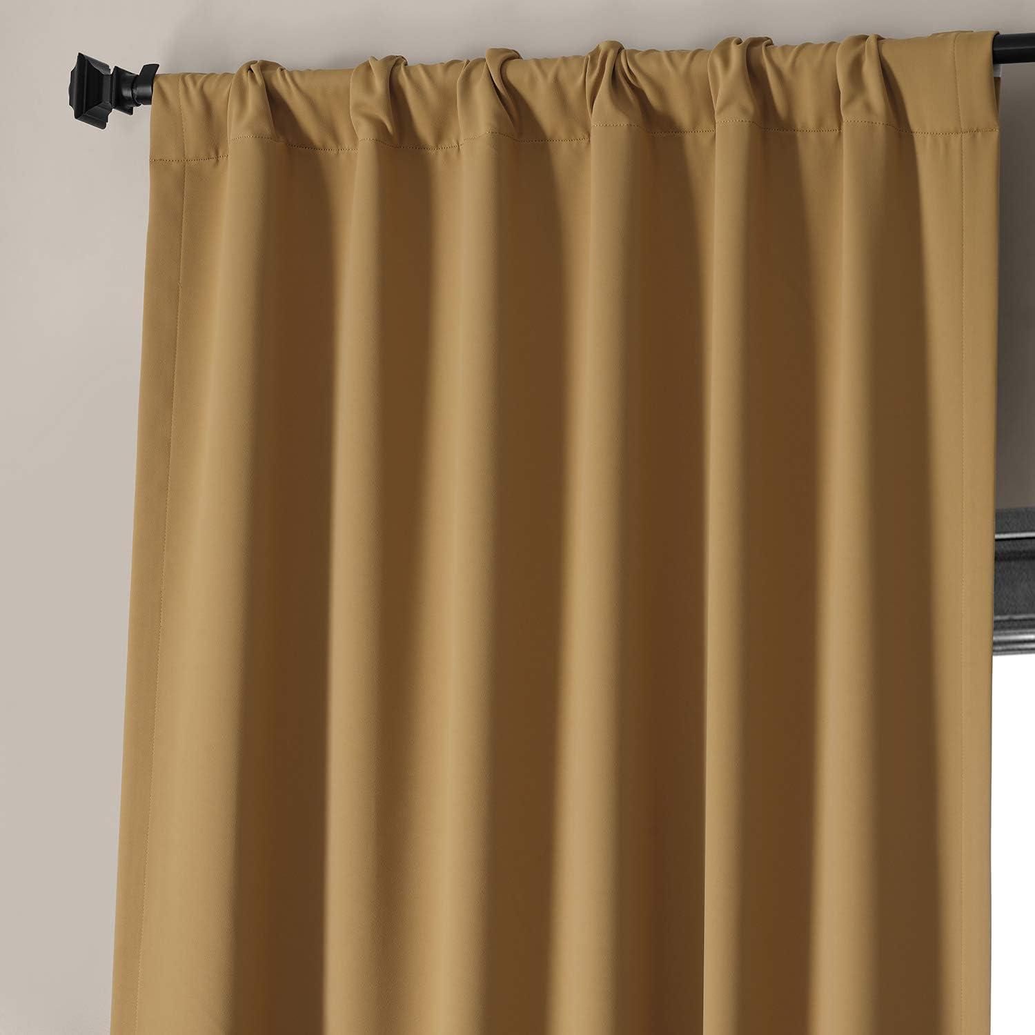 Chesapeake Gold Performance Woven Blackout Curtain Pair (2 Panels), Chesapeake Gold, 50W X 120L