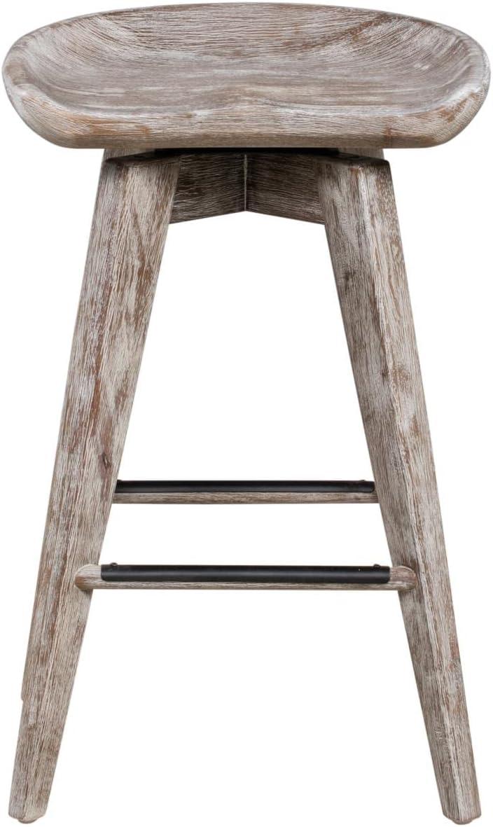 24" Bali Swivel Counter Height Barstool - Boraam