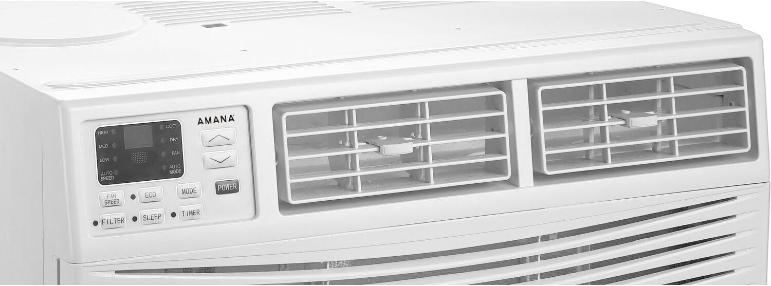 Amana 10,000 BTU Window Air Conditioner, 115V, Cools Rooms up to 450 Sq. Ft., White