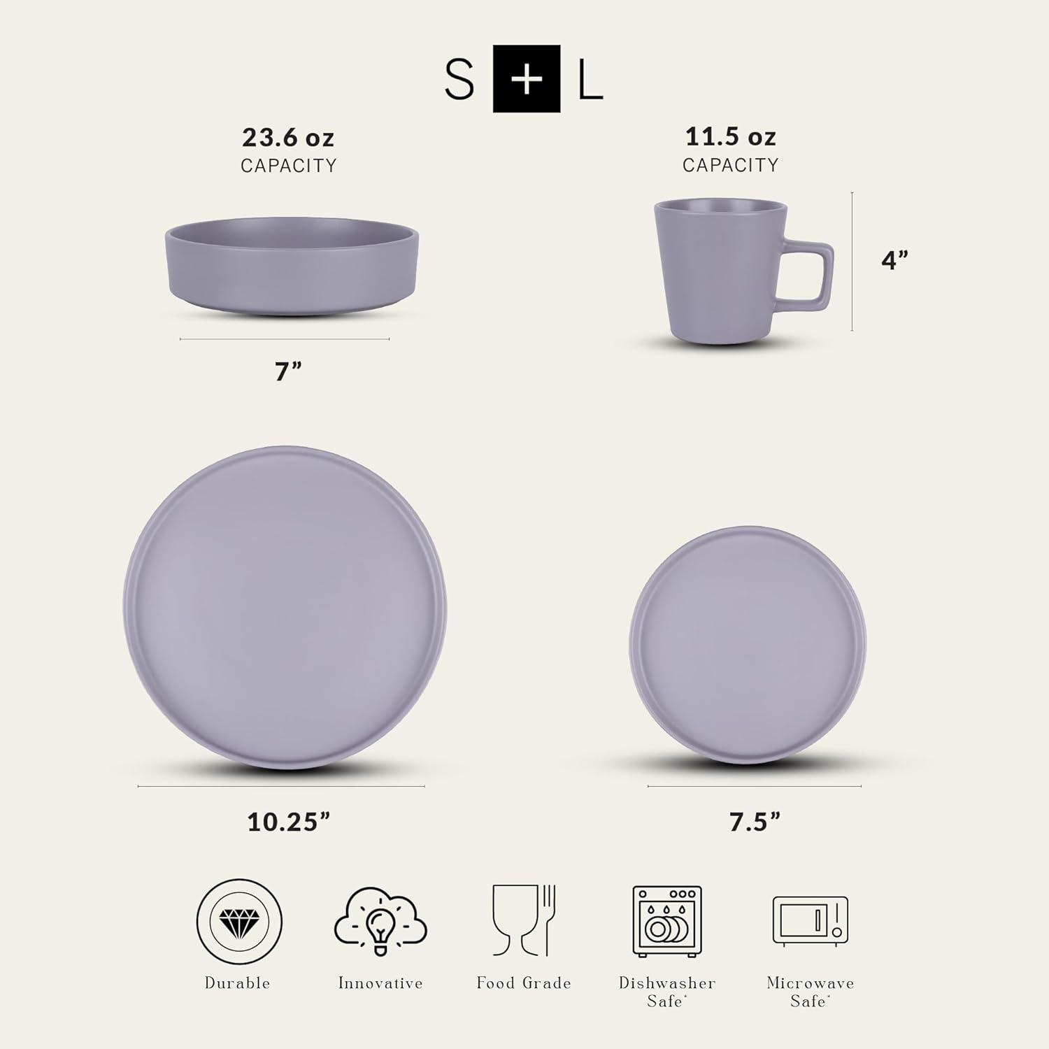 Stone Lain Stone Lain Cleo 32-Piece Dinnerware Set Stoneware