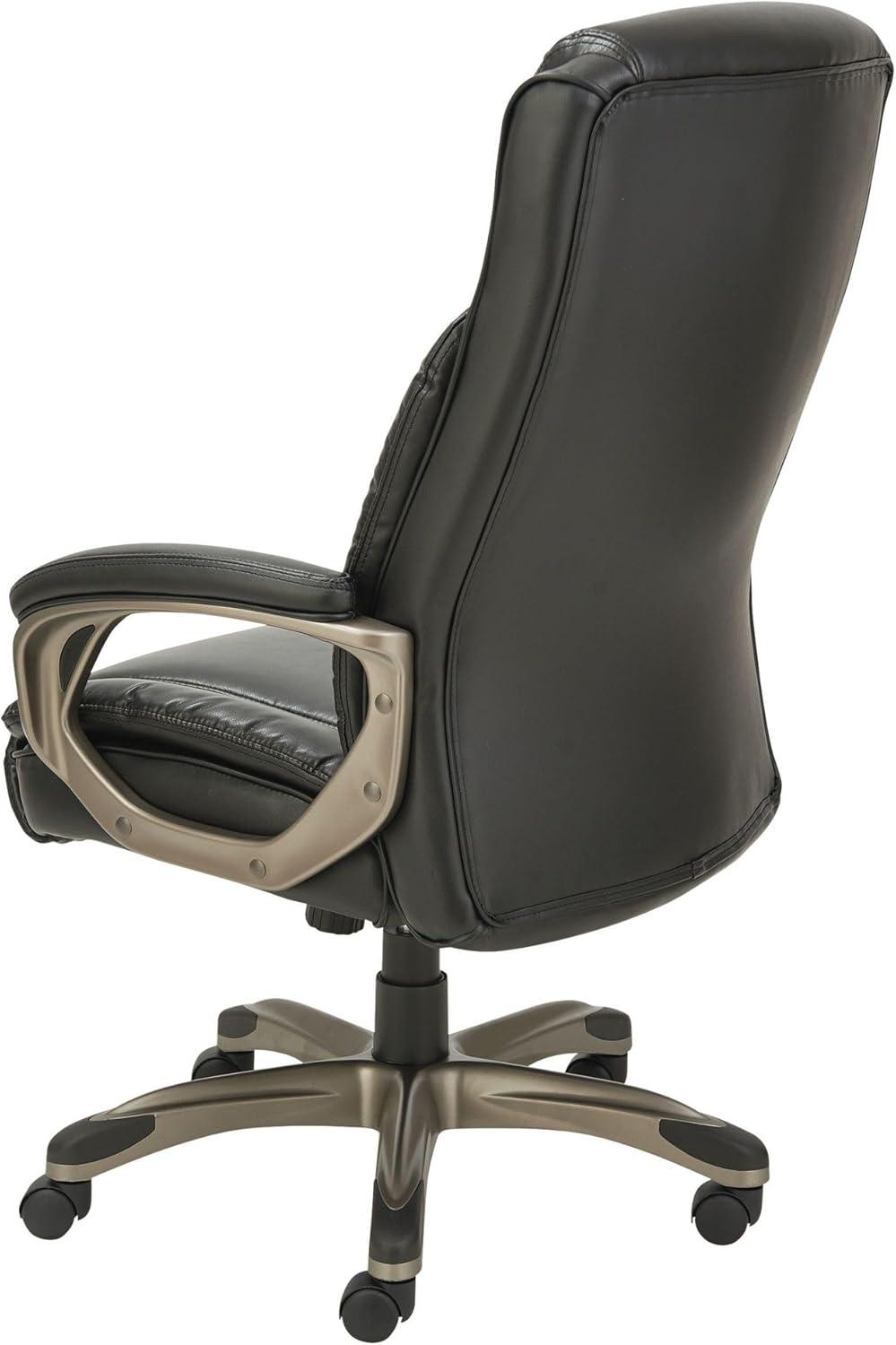 Alera Office Desk Chair, High-Back, Black/Graphite
