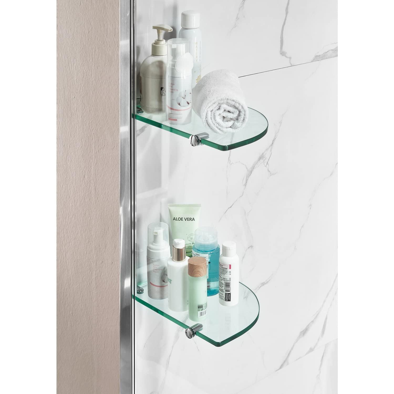 Galleon 58" H Hinged Frameless Tub Door with Tsunami Guard Technology