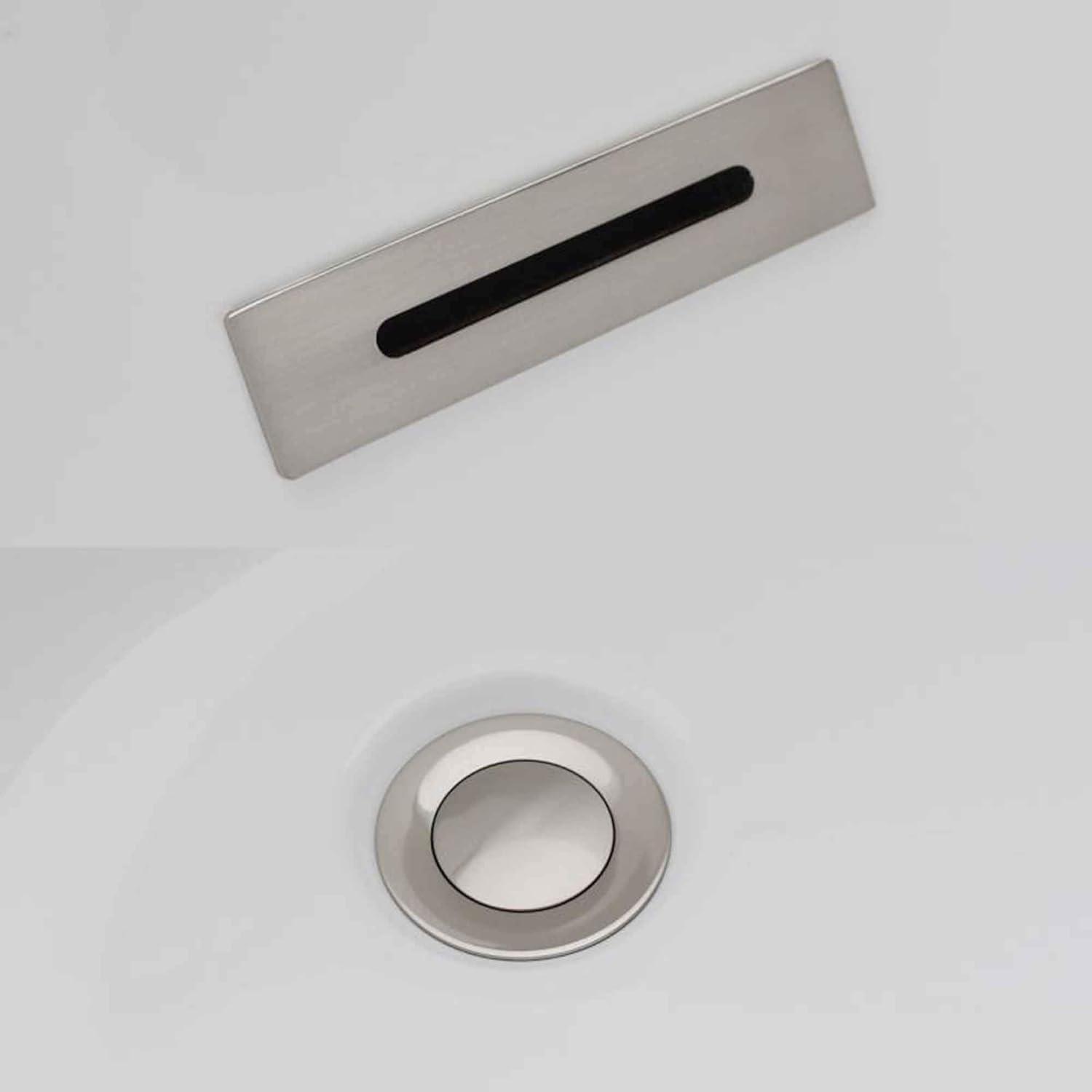 WoodBridge 59'' x 28.75'' Freestanding Soaking Acrylic Bathtub BTA-1816:Black/Brushed Nickel