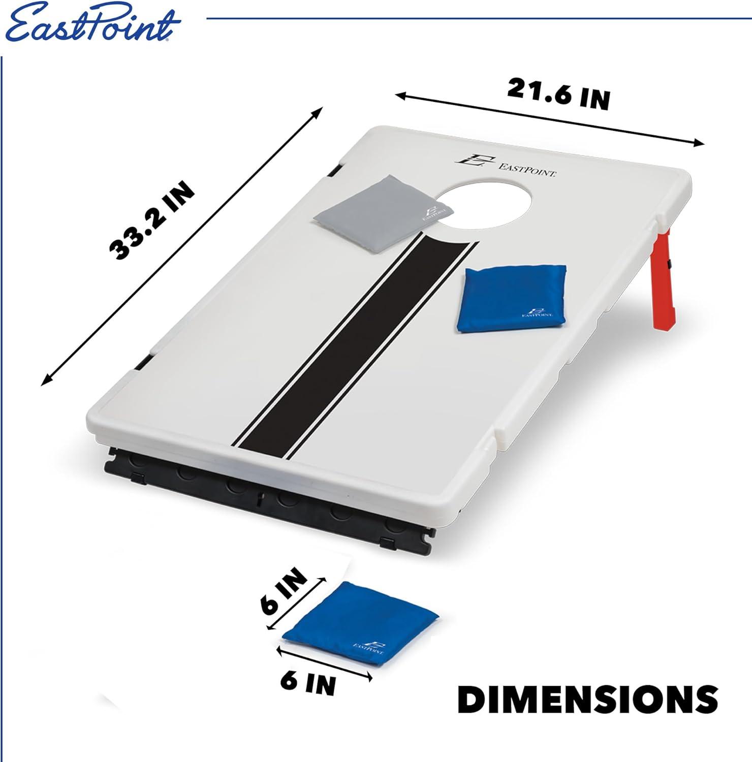 EastPoint Sports All-Weather Cornhole Set with 8 Bean Bags