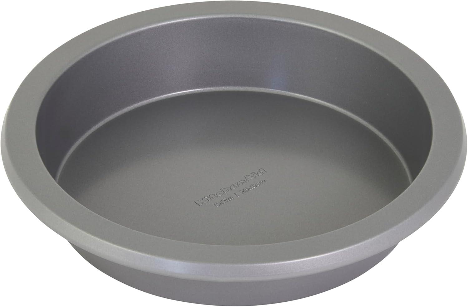 Contour Silver Nonstick Aluminized Steel 9 Inch Round Cake Pan