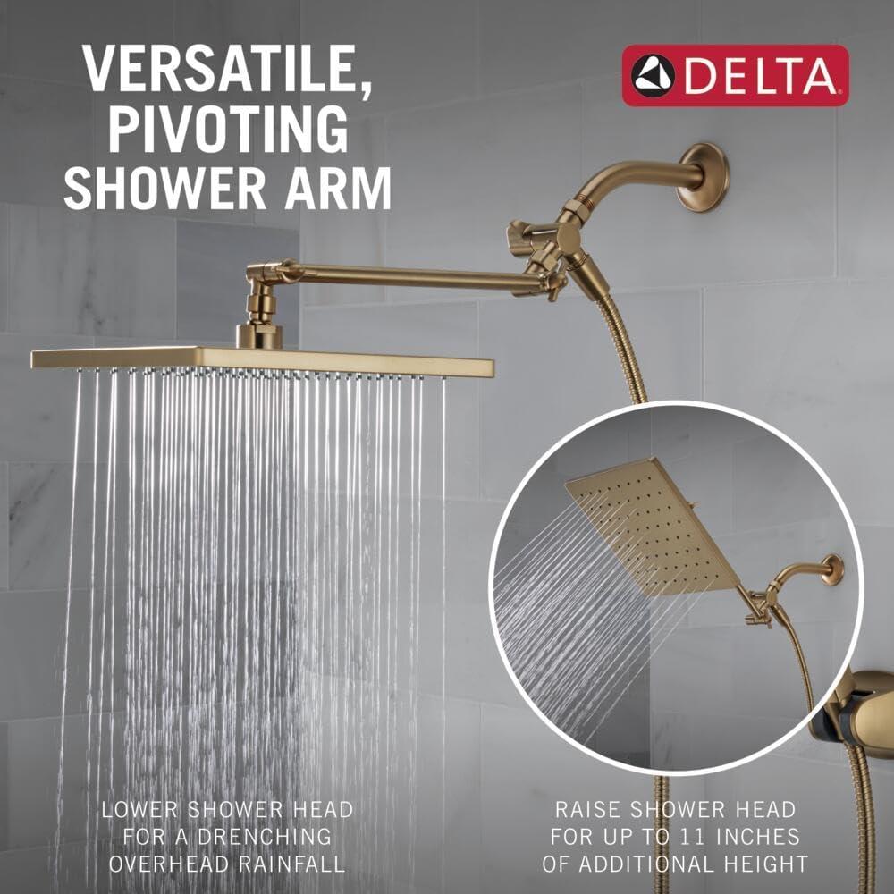 10-inch Raincan Shower Head and Hand Held Shower Combo, Rainfall Shower Head and Hand Shower