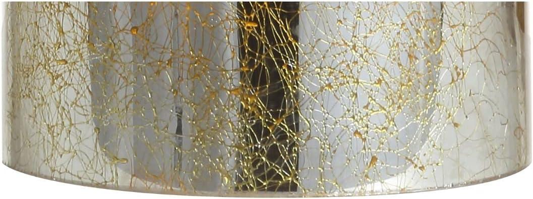 Gemma 19 in. Gold Glass Bell LED Table Lamp