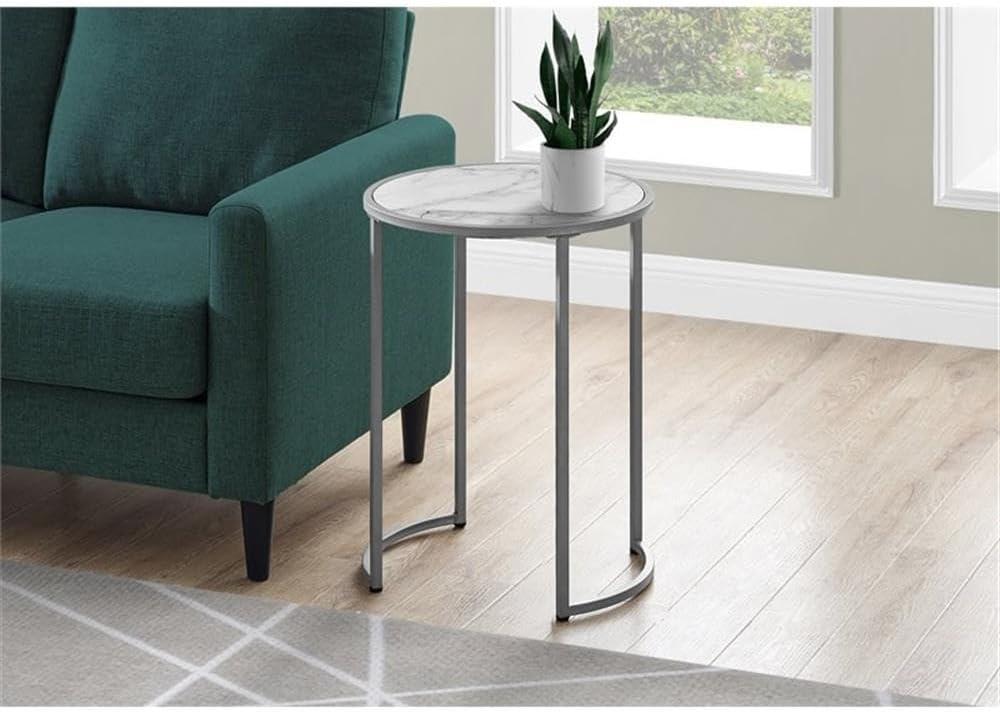 Wrought Studio™ Nightstand, Modern Accent Table, Living Room Round End Table