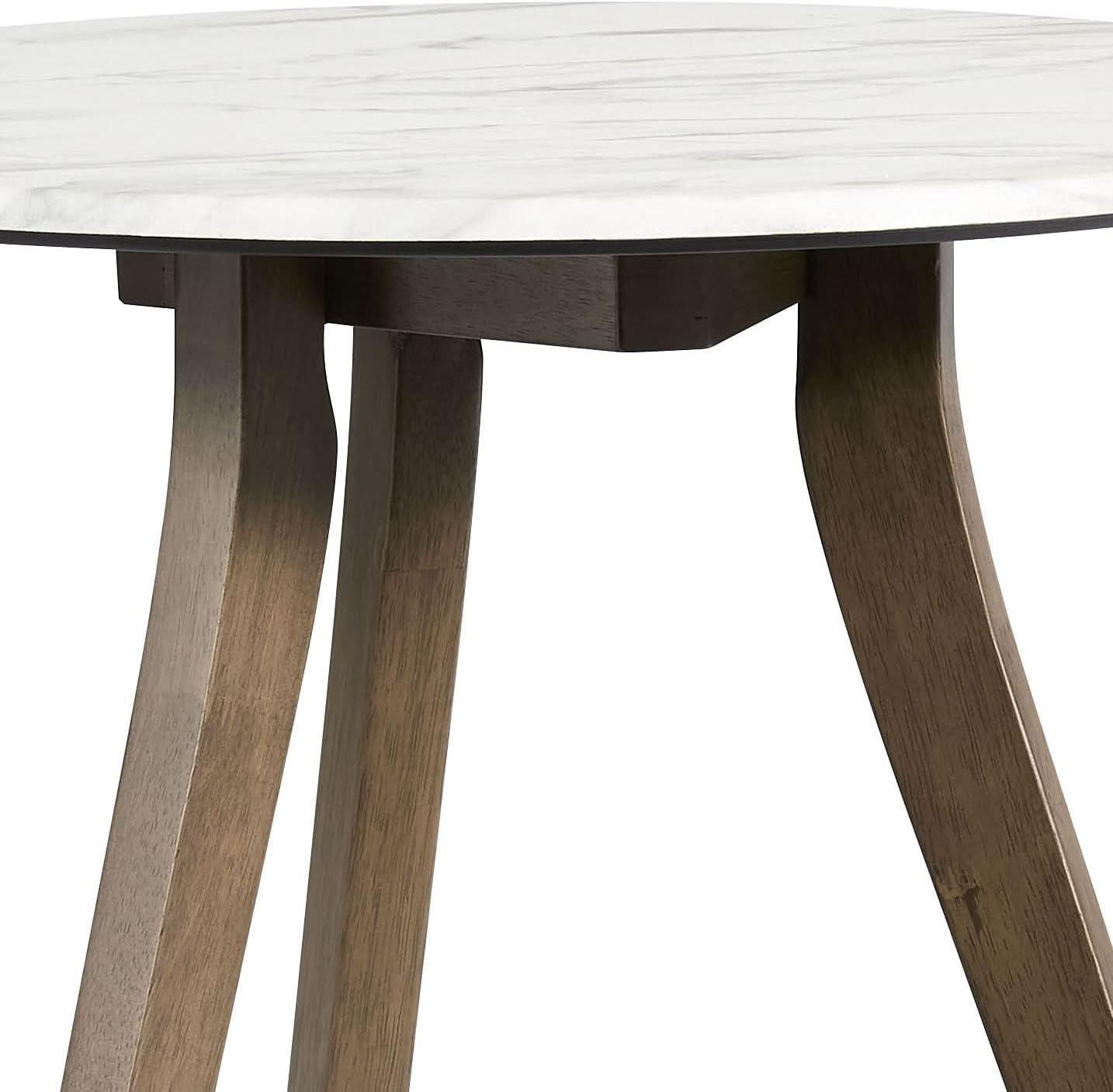 Progressive Furniture Pixie Wood End Table in Domoni White/Honey