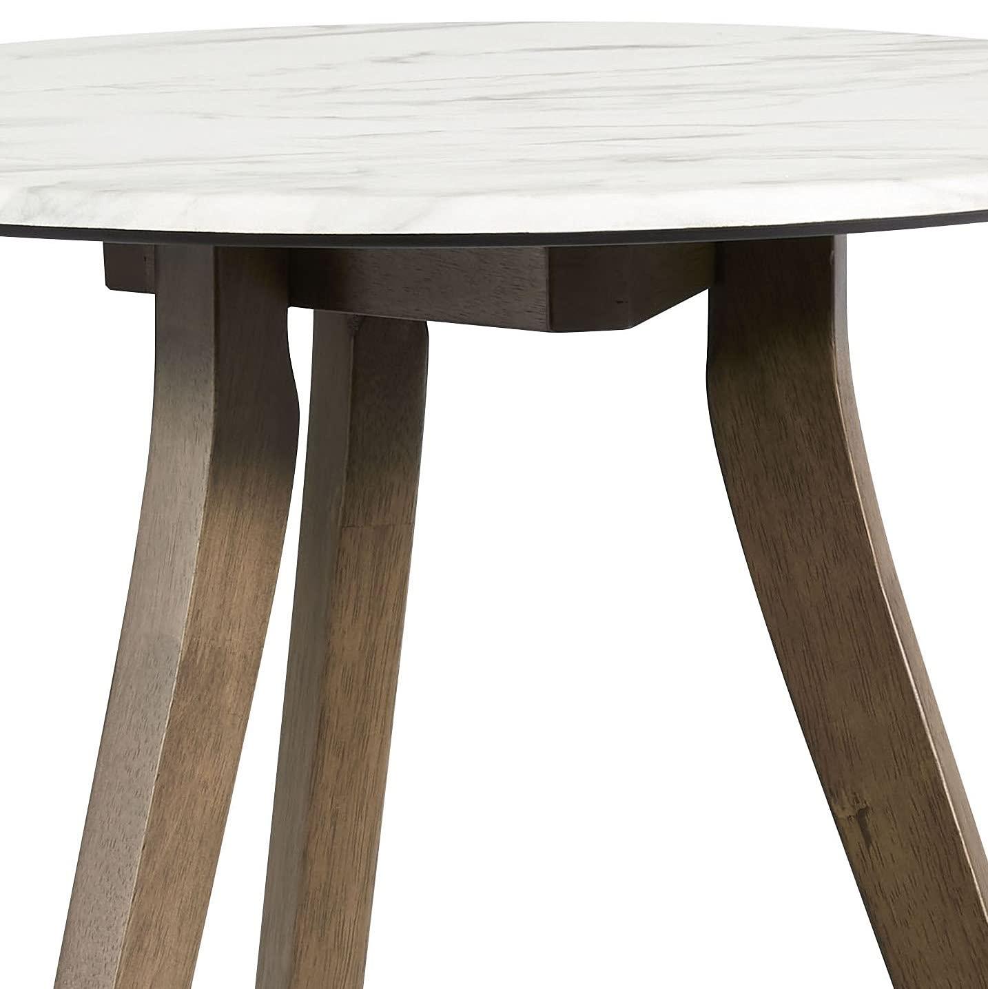 Progressive Furniture Pixie Wood End Table in Domoni White/Honey