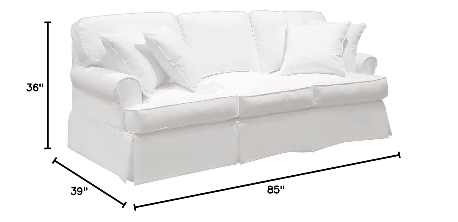 Sunset Trading Horizon Slipcovered Sofa Peyton Pearl