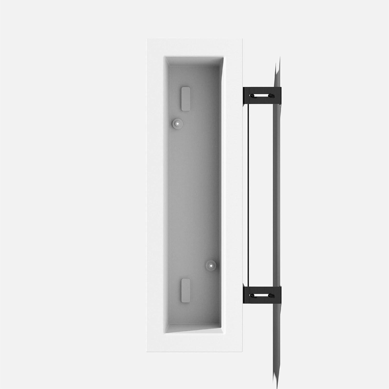 Veradek Brixton Railing Window Box 36" Plastic Planter - White