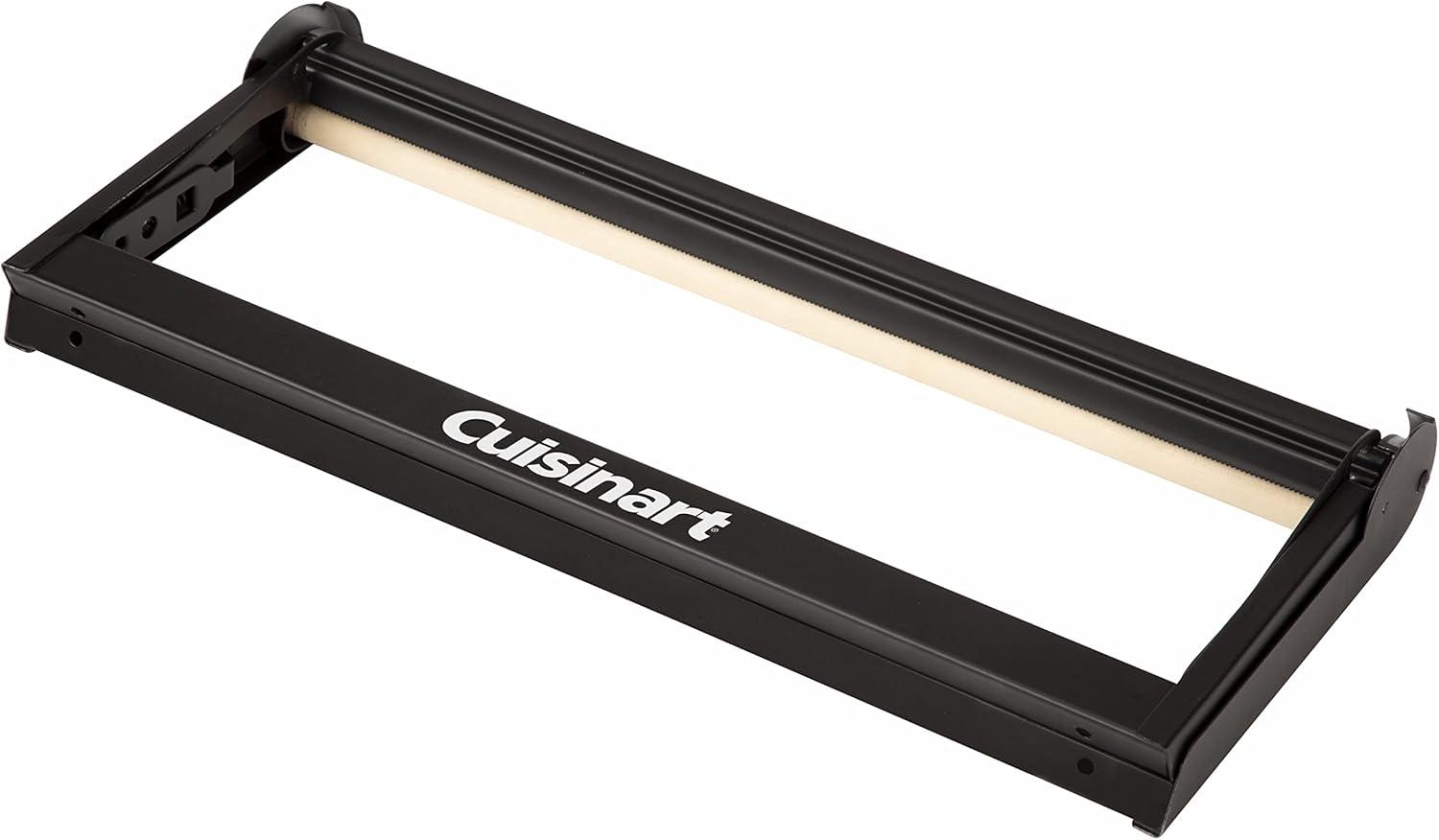 Black Aluminum Butcher Paper Holder with Cutter Dispenser