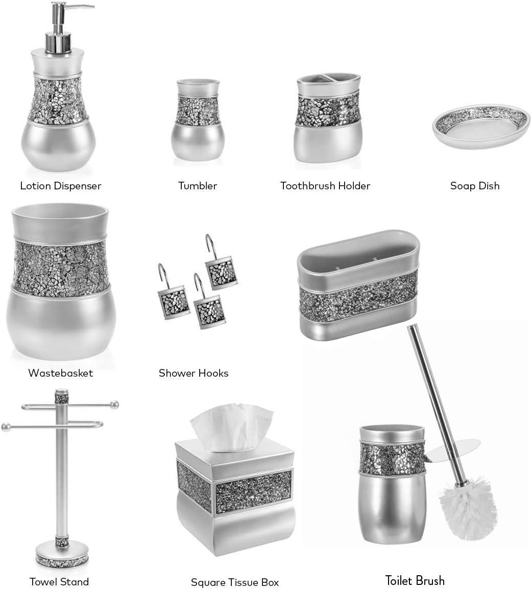 Creative Scents Brushed Nickel Tissue Box Cover