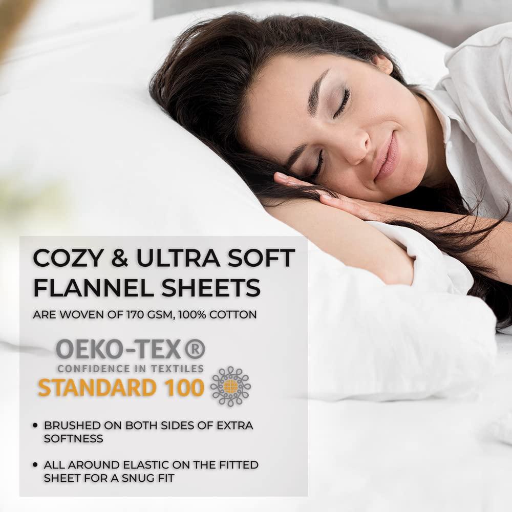 Azores Home Floral 100% Cotton Flannel Sheet Set & Reviews | Wayfair