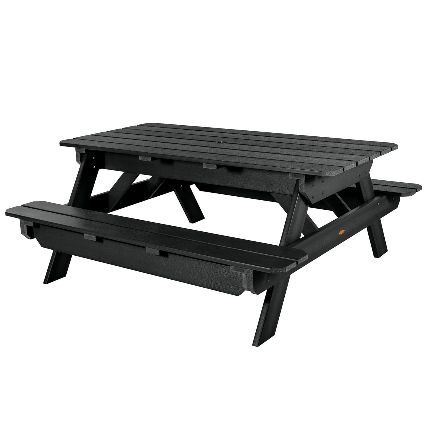 Highwood Hometown Picnic Table -Outdoor, Eco-friendly, Synthetic Wood