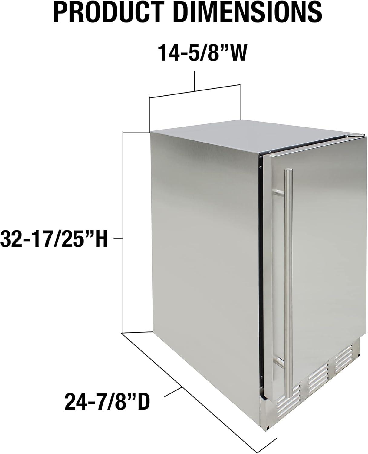 Brama Outdoor Undercounter Ice Maker