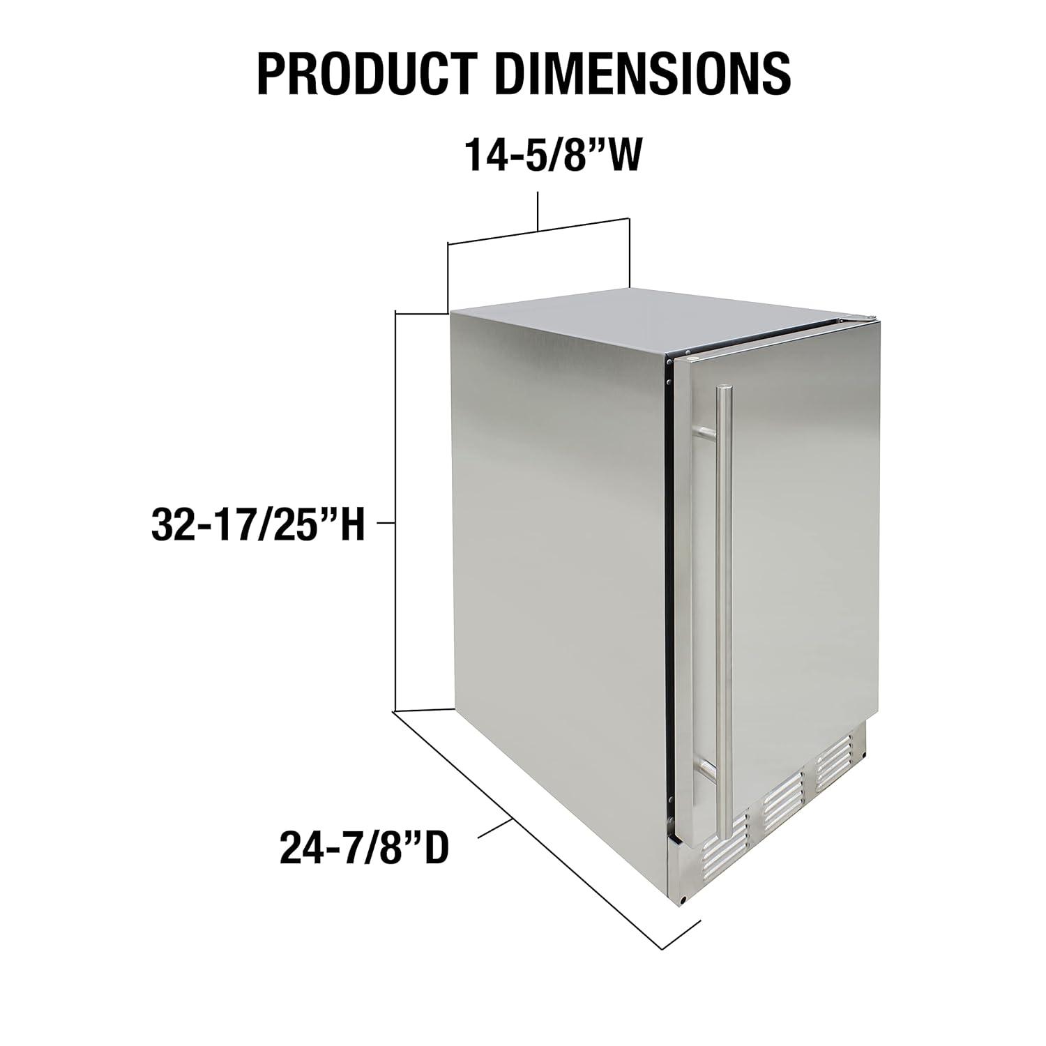 Brama Outdoor Undercounter Ice Maker