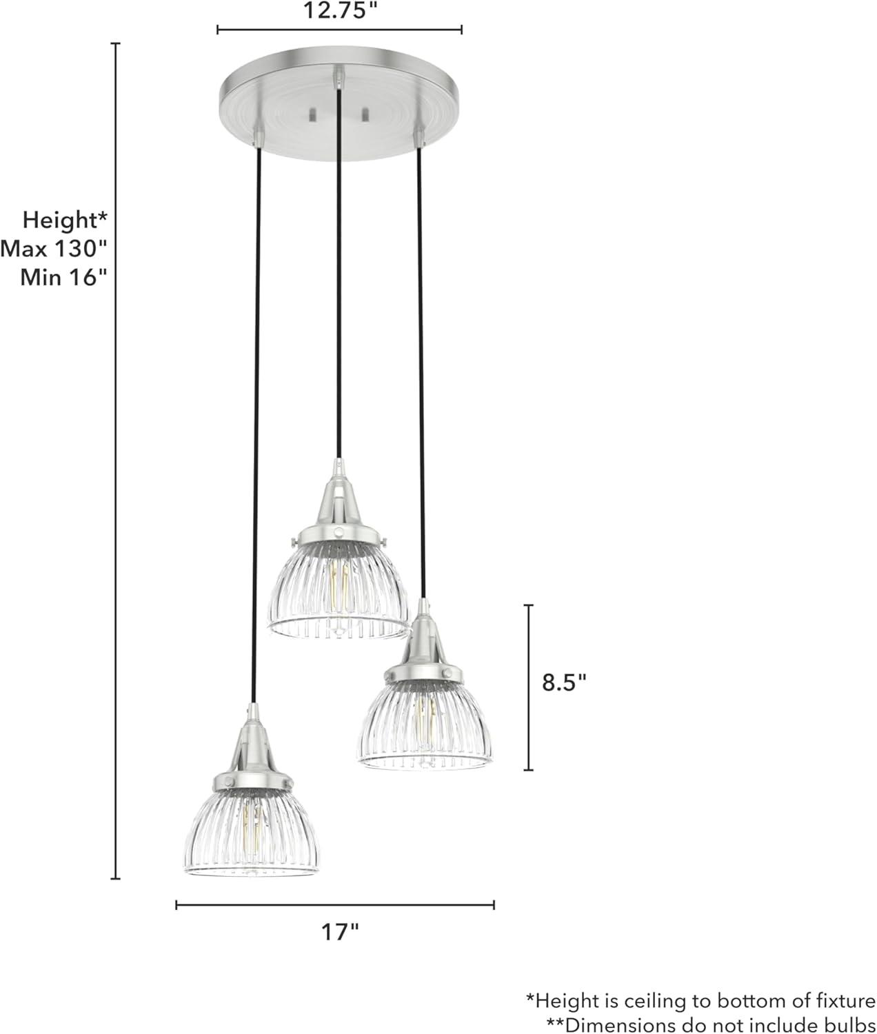 Cypress Grove 3 Light Round Cluster Pendant